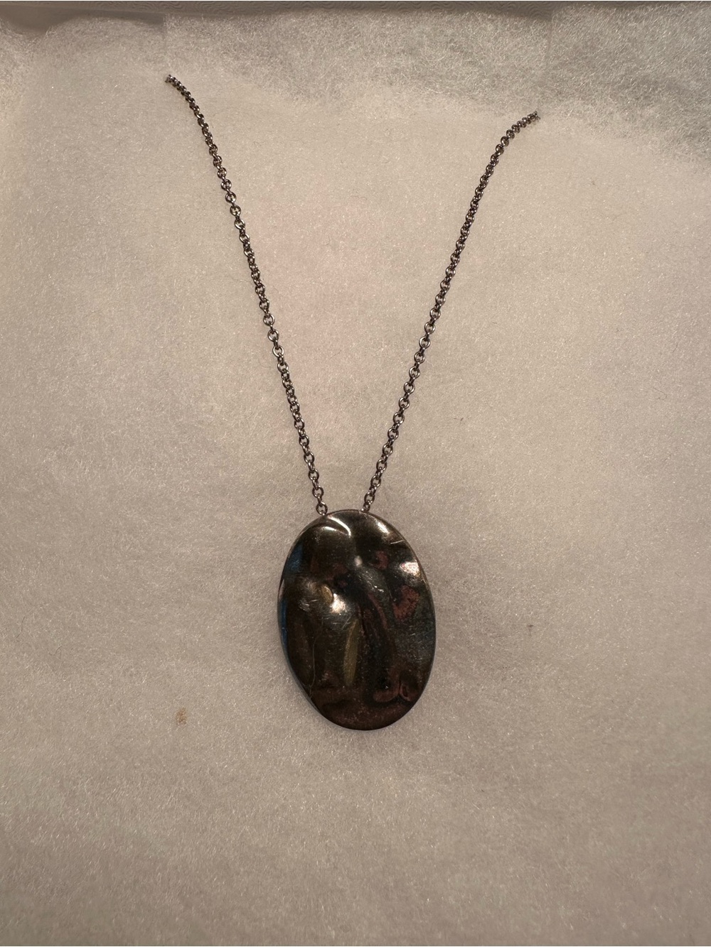 Tiffany & Co Elsa Peretti Gemini Zodiac Pendant Necklace Fine Silver 1000 Spain